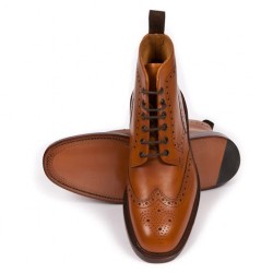 Loake *Burford 2 tan 6 eye...