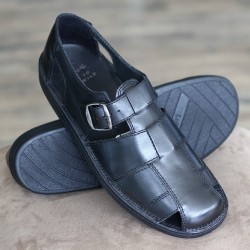 Sioux 37730 Basir black sandal