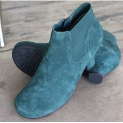 Hotter Beverley teal suede...