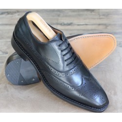 Bertini Uomo 1195 black brogue