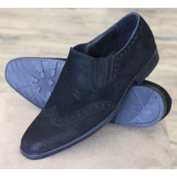 Bertini Uomo 19501 black suede