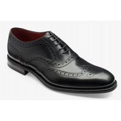 Loake Kerridge black wing-tip