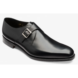 Loake Medway black single monk