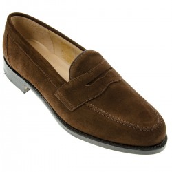 Loake *Eton brown suede loafer